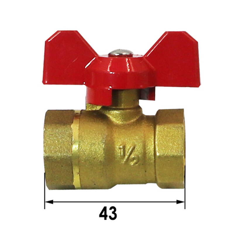 。燃气专用蝶柄DN15炉灶阀门炒灶球阀燃气灶开关猛火灶气阀1/2气