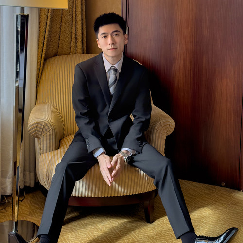 NEATYEP商务黑色修身西服套装