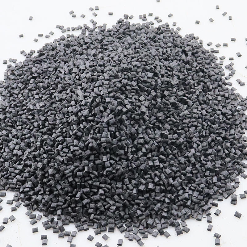 PPS塑胶原料加纤玻纤增强GF40%黑色韧性好改性尼龙pps工程料