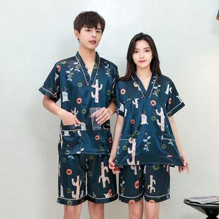 纯棉汉蒸 情侣全棉按摩足疗浴服加大码 柔软汗蒸服贡缎真丝女款 男士