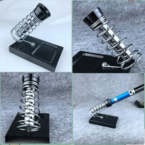 C4焊台烙铁架 电烙铁固定架插架 台式便携耐高温 烙铁手柄支架