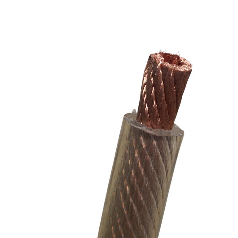 加塑铜绞线TJRV透明护套2.5 4 6 10 16 25 35 50平高压1KV接地线