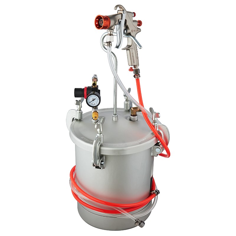 双头仿石漆水包砂专用喷枪水包水泡沙多彩漆喷枪压力桶涂料油漆罐