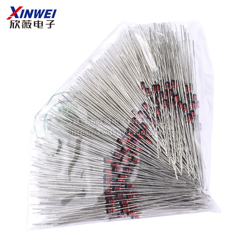 1N4148开关二极管LL34开关管WS 直插DO-35 SOD123贴片1206丝印T4