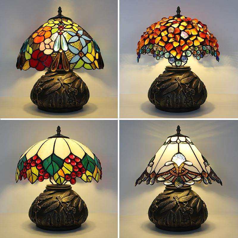 欧式客厅台灯轻奢复古美式古典高档奢华温馨浪漫婚房卧室床头柜灯