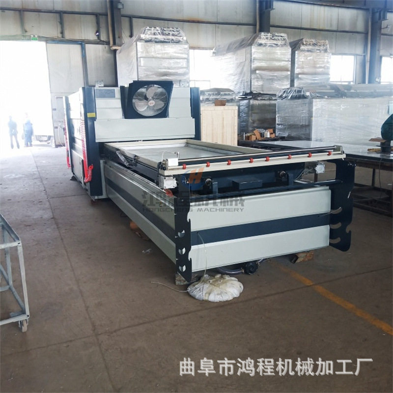 异型凹凸面橱柜衣柜门真空覆膜机免拉手大尺寸模压门大负压吸塑机