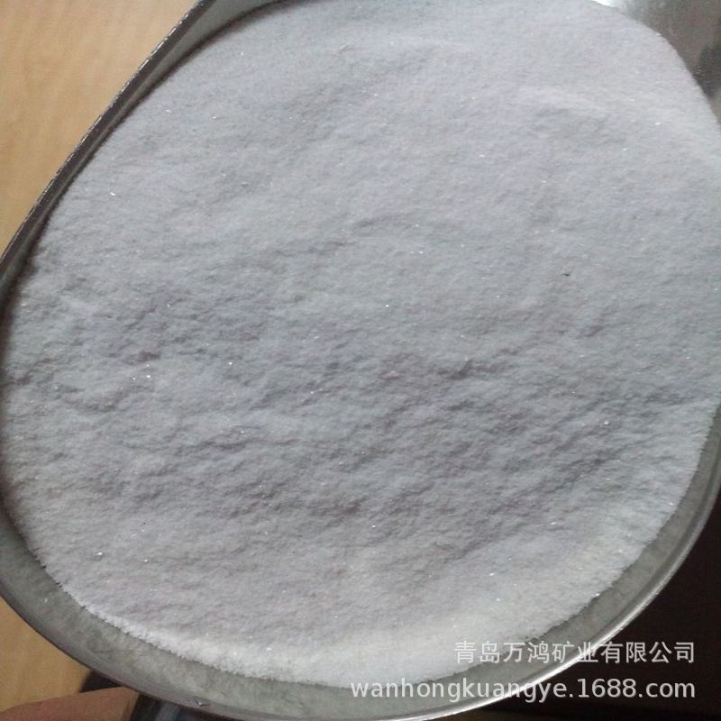 80-120目机制石英砂烟台填充地坪漆雪花白砂白色石英粉现货