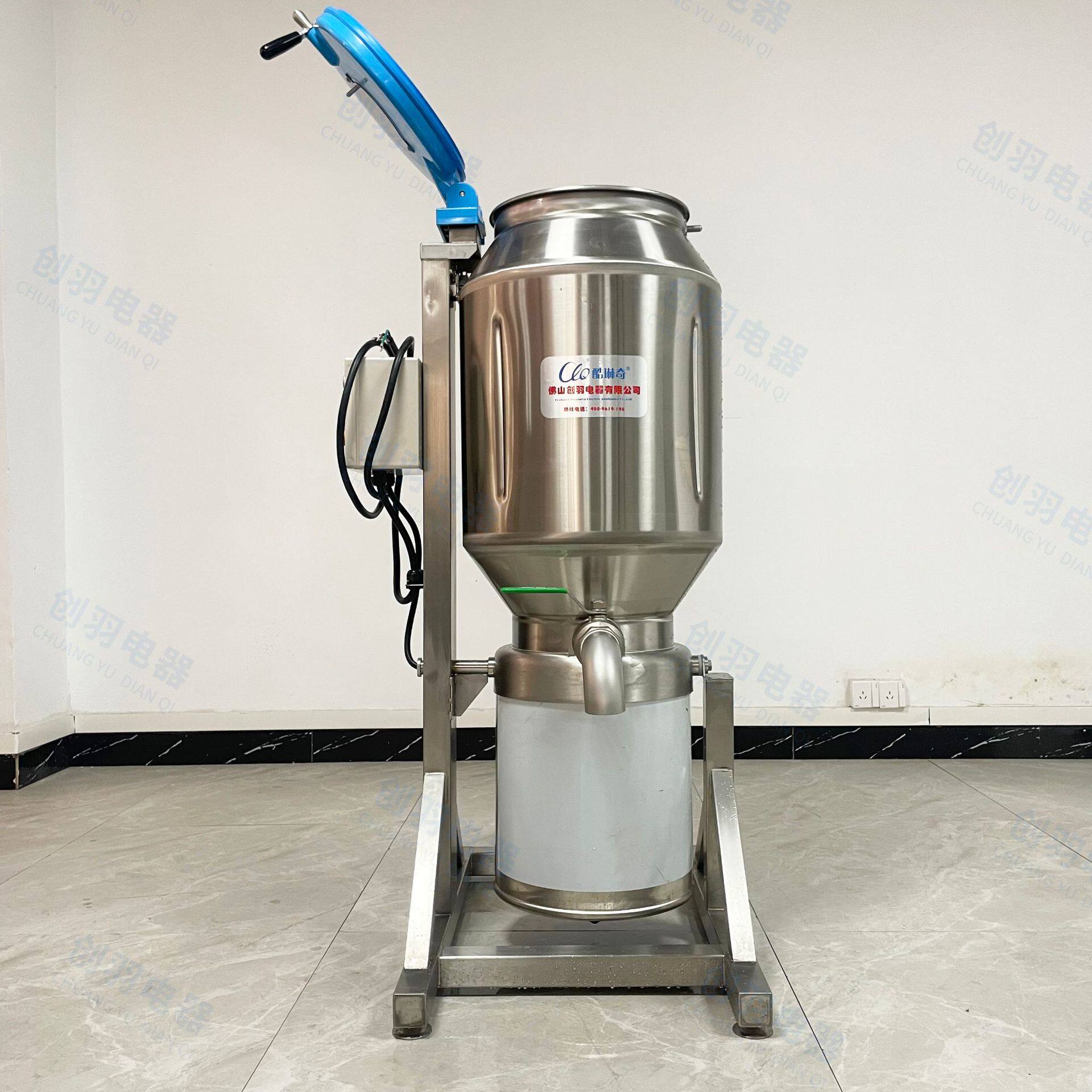 批产直销工业大型果蔬破壁打浆机番茄生姜大蒜西红柿打泥浆机