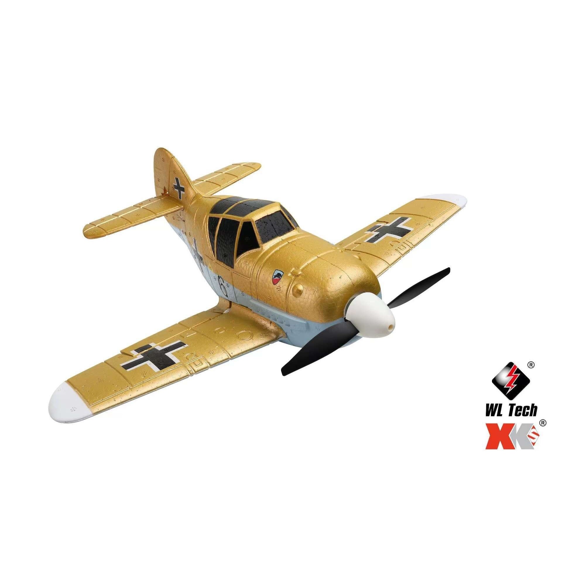 伟力 A250 A500四通道像真机 BF-109遥控固定翼滑翔机 航空模型玩