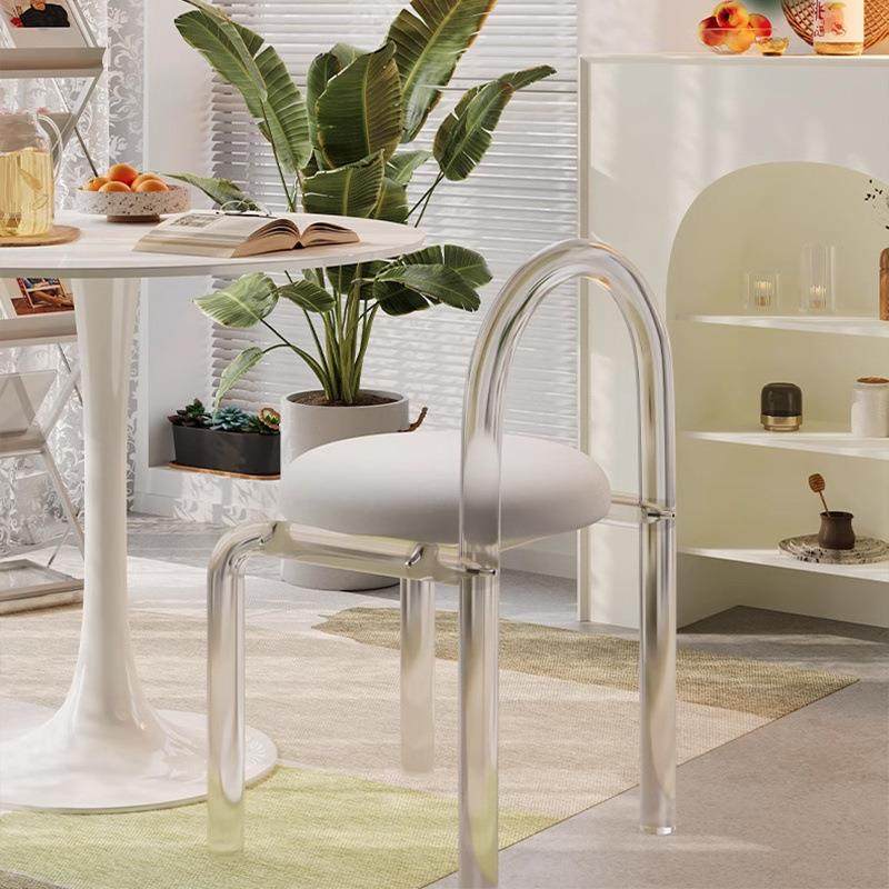 亚克力椅子梳妆凳靠背椅北欧现代简约网红极简透明化妆凳子,纺织面料/辅料/配套,纺织机械配件,淘宝优惠券,粉丝福利购,淘宝优惠卷