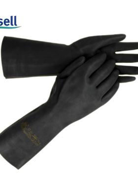 安思尔87-950Extra黑色橡胶手套黑色（12副/打）