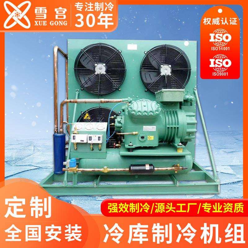谷轮敞开式风冷机组冷库冷库设备制冷压缩机组冷凝器工业