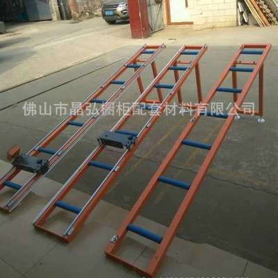 全国热销经济型铝材切割机送料架台式晶钢门铝材切角机送料架机器