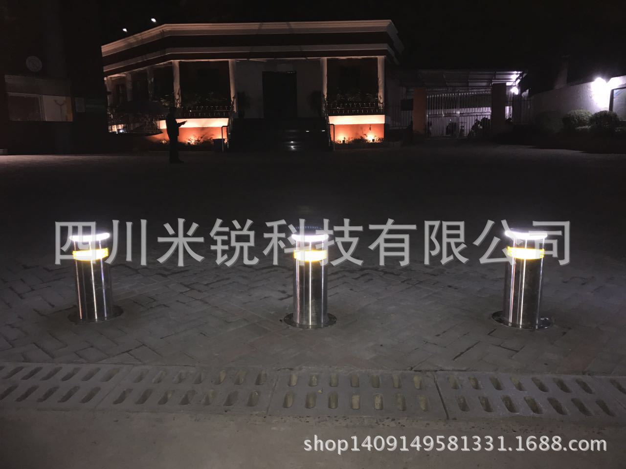 内江学校电动液压升降柱自贡升降地桩简阳反恐防撞路桩厂家批发