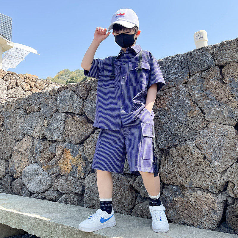 韩国TY潮牌男童夏装短袖