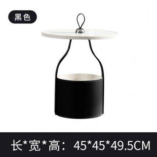 设计师边几北欧简约床头柜小圆桌客厅沙发小茶几储物角几网红款