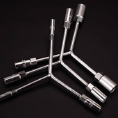 三叉套筒扳手Y型外六角套管汽车摩托车机修手动拆卸工具套管套头