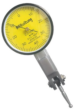 杠杆百分表0-0.8mm机械跳动指示表小校表513-404精度0.01包邮