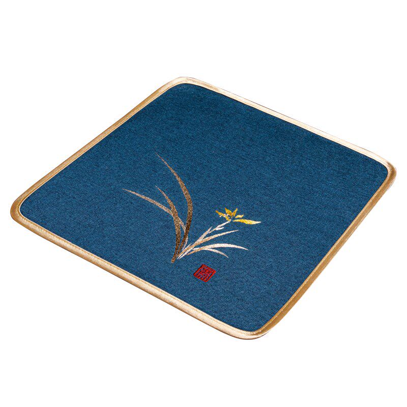 茶椅垫坐垫实木凳子薄餐垫新中式餐桌马蹄形防滑便携坐垫尺寸定制