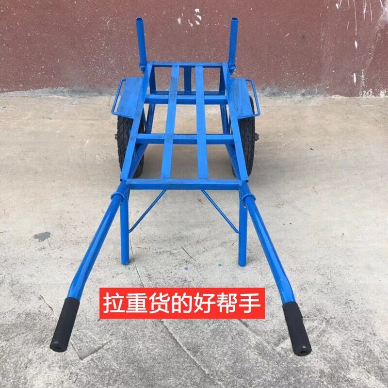 加厚手推车两轮老虎车载重王双轮小推车家用搬运拉货车平板小拖车