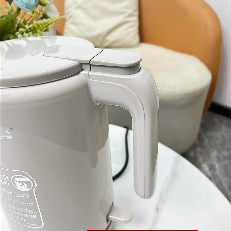 茶先生304不锈钢电热水壶无缝内胆烧水壶家用小型1.7L自动断电