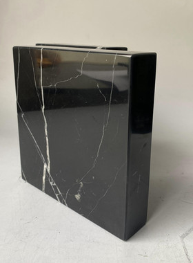 精选天然大理石板工艺品软装饰品摆件底座垫板音响垫板酒店摆设台