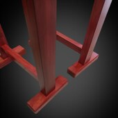 精选定制大板支架桌脚原木实木桌腿餐茶桌支架吧台桌子脚架工字架