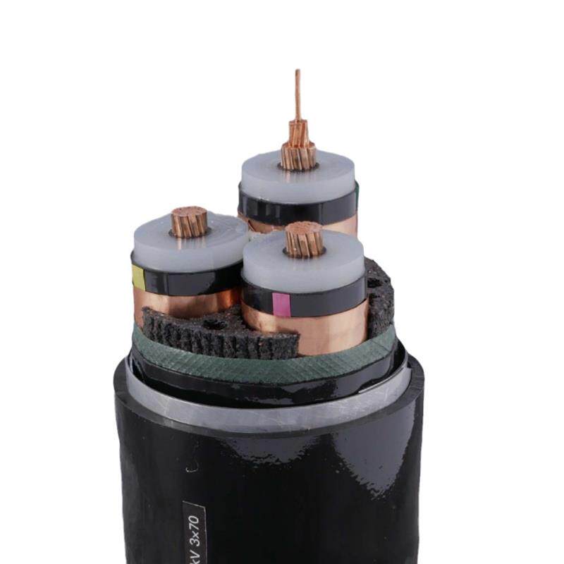 国标电力电缆线铠装YJV22 8.7/15KV 3*120平方中压铜芯直销