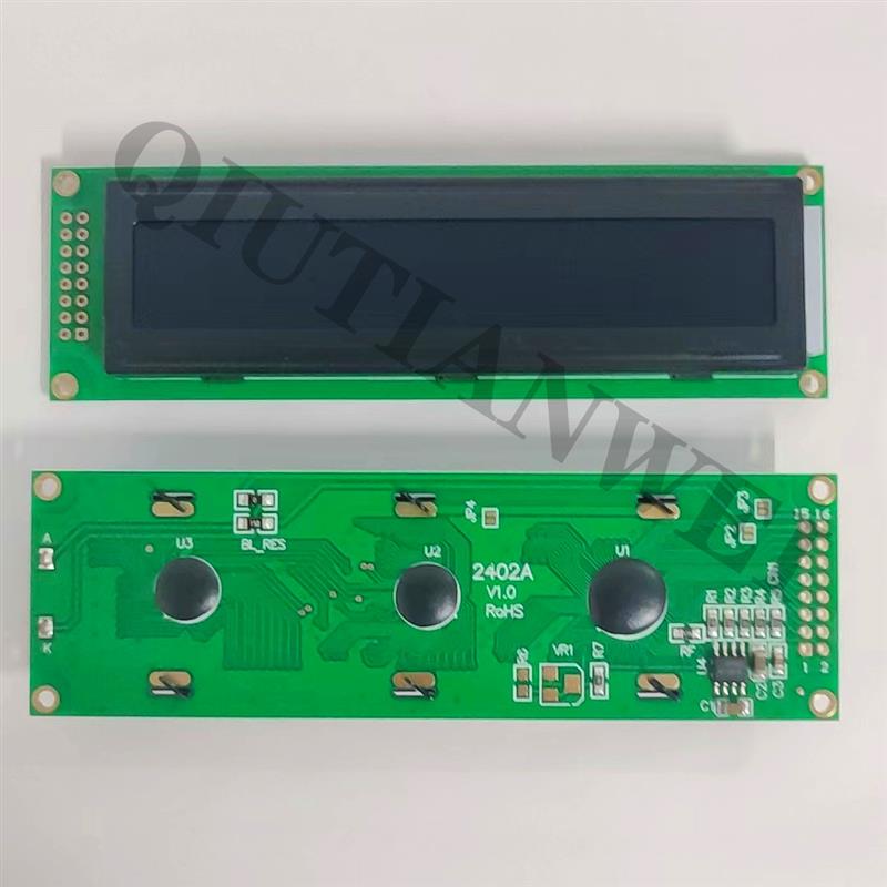 LCD 2402A液晶显示屏模块 24*2字符点阵显示模组 LCM单色液晶屏