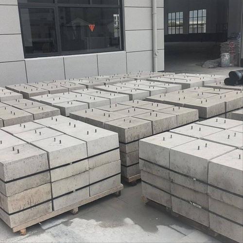 光伏水泥墩混凝土墩太阳能底座配重块圆形方形有现货可定制