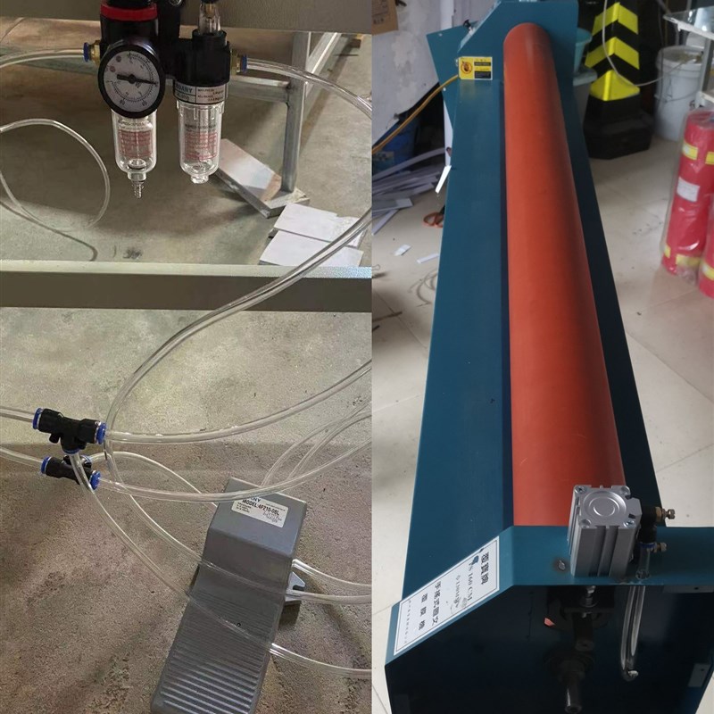 手动覆膜机改装气动升降广告冷裱全自动过膜机子辰意高图宝零配件