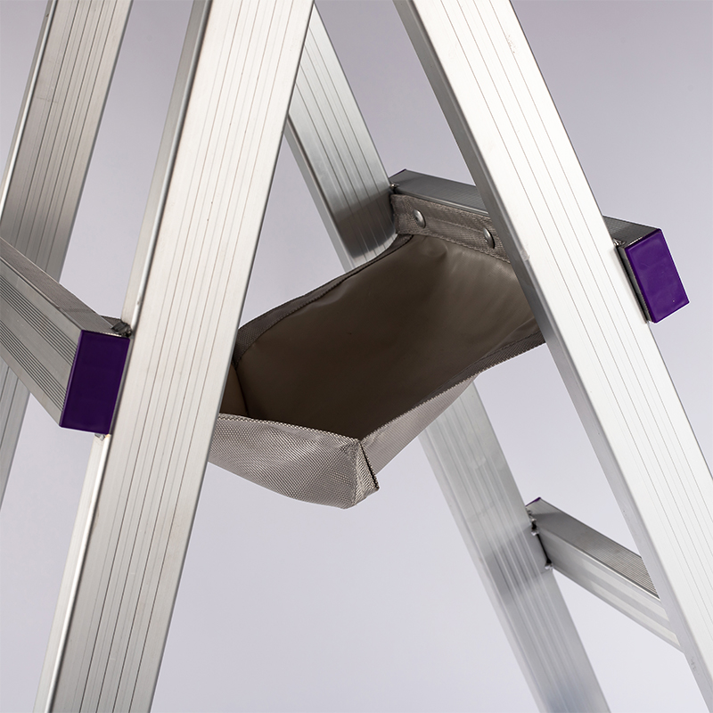 可以行走的梯子铝合金人字梯加厚焊接折叠家用装修木工移动工程梯