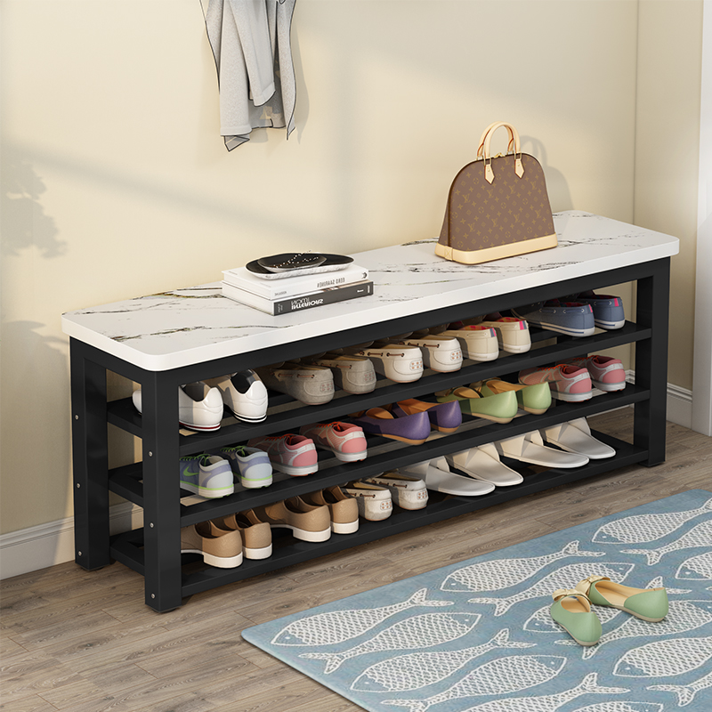 鞋架子鞋柜简易换鞋凳家用门口坐凳一体可坐鞋架长条穿鞋凳床尾凳