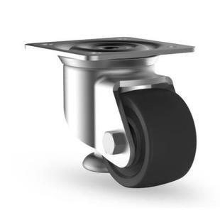 底板82 D75A CGP61 ND脚轮 怡合达 3寸尼龙调节轮