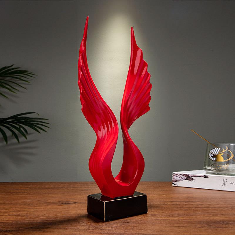 酒店创意刺身姿造装饰摆盘 现代简约北欧创意家居客厅玄关工艺品