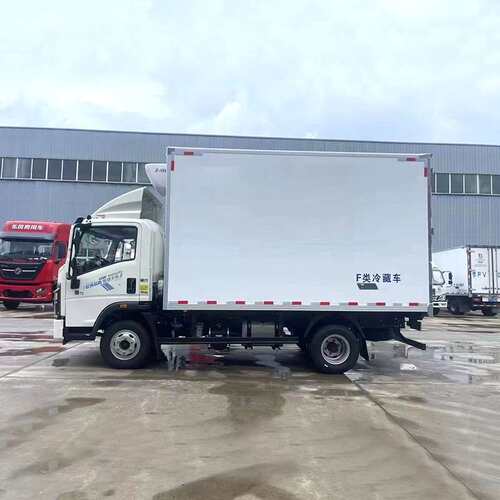 【可出口】HOWO重汽微卡4.2米蓝牌厢式货运冷藏车 密封冷藏性强
