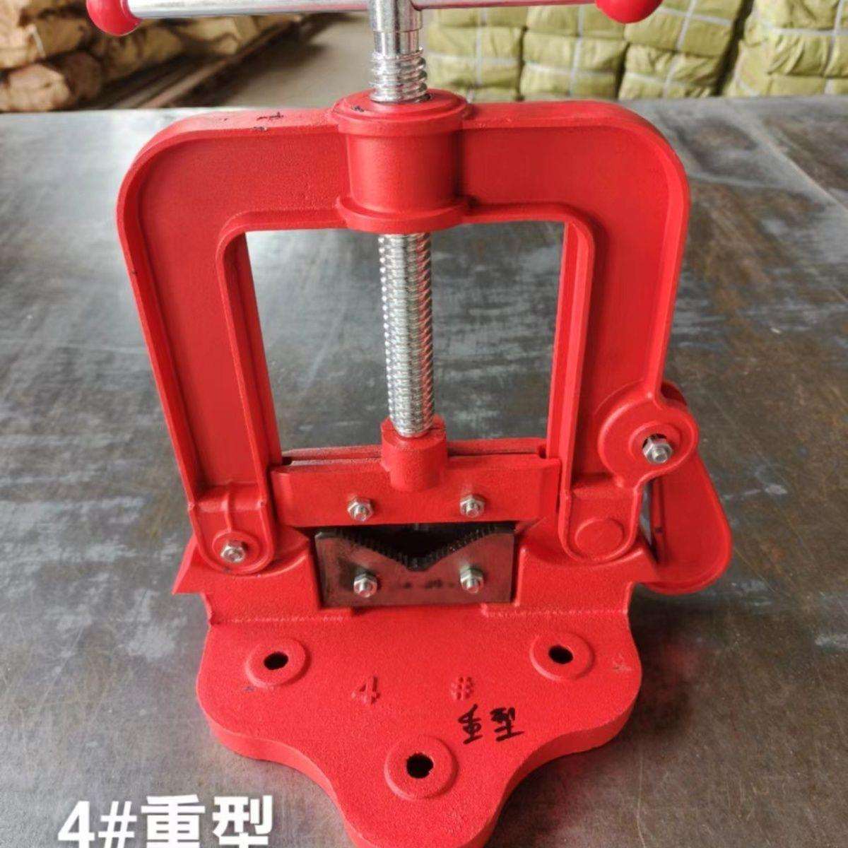 德国进口龙门钳夹管钳 重型三角架压力镀锌管钳台虎钳割丝管子钳