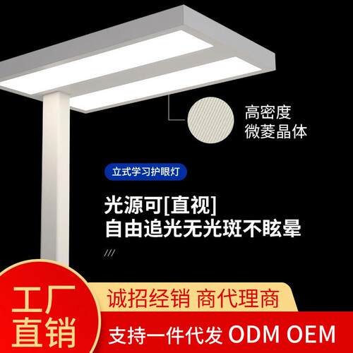 普瑞100W天际光落地护眼灯立式全光谱学习专用儿童书桌钢琴大路灯