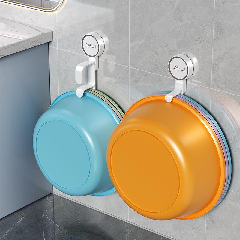 脸盆挂钩免打孔卫生间浴室厕所置物架收纳架挂墙架子洗手间盆子架