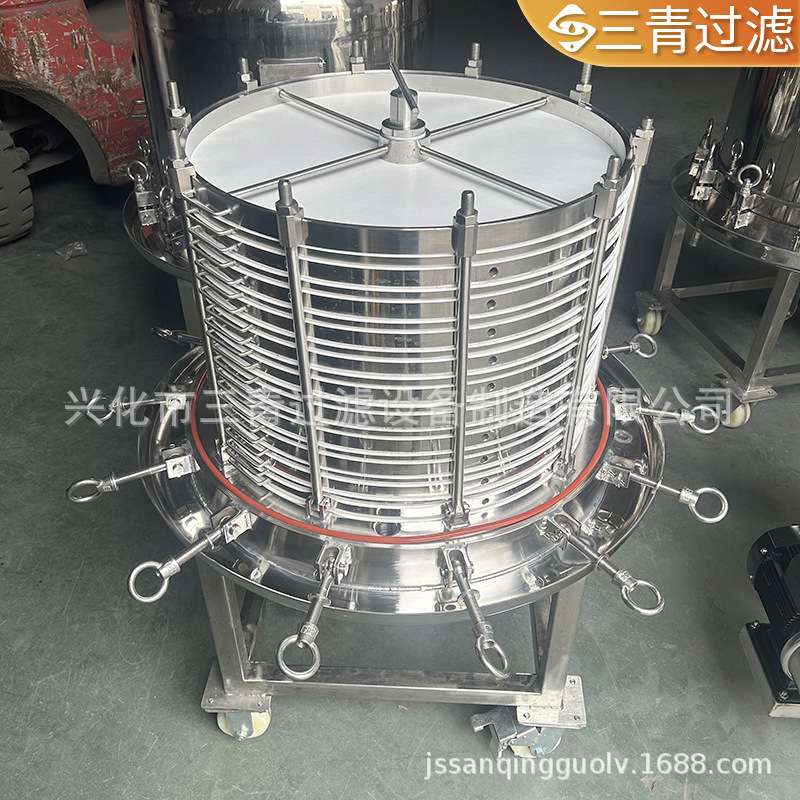 层叠式过滤器立式层叠密闭过滤器不锈钢层叠式框式加压过滤器