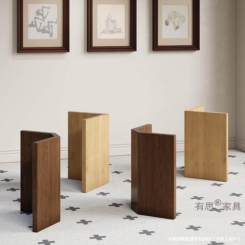 中古风十字型实木桌腿V型T型松木大理石岛台餐桌支架原木脚,电子元器件市场,集成电路（IC）,淘宝优惠券,粉丝福利购,淘宝优惠卷