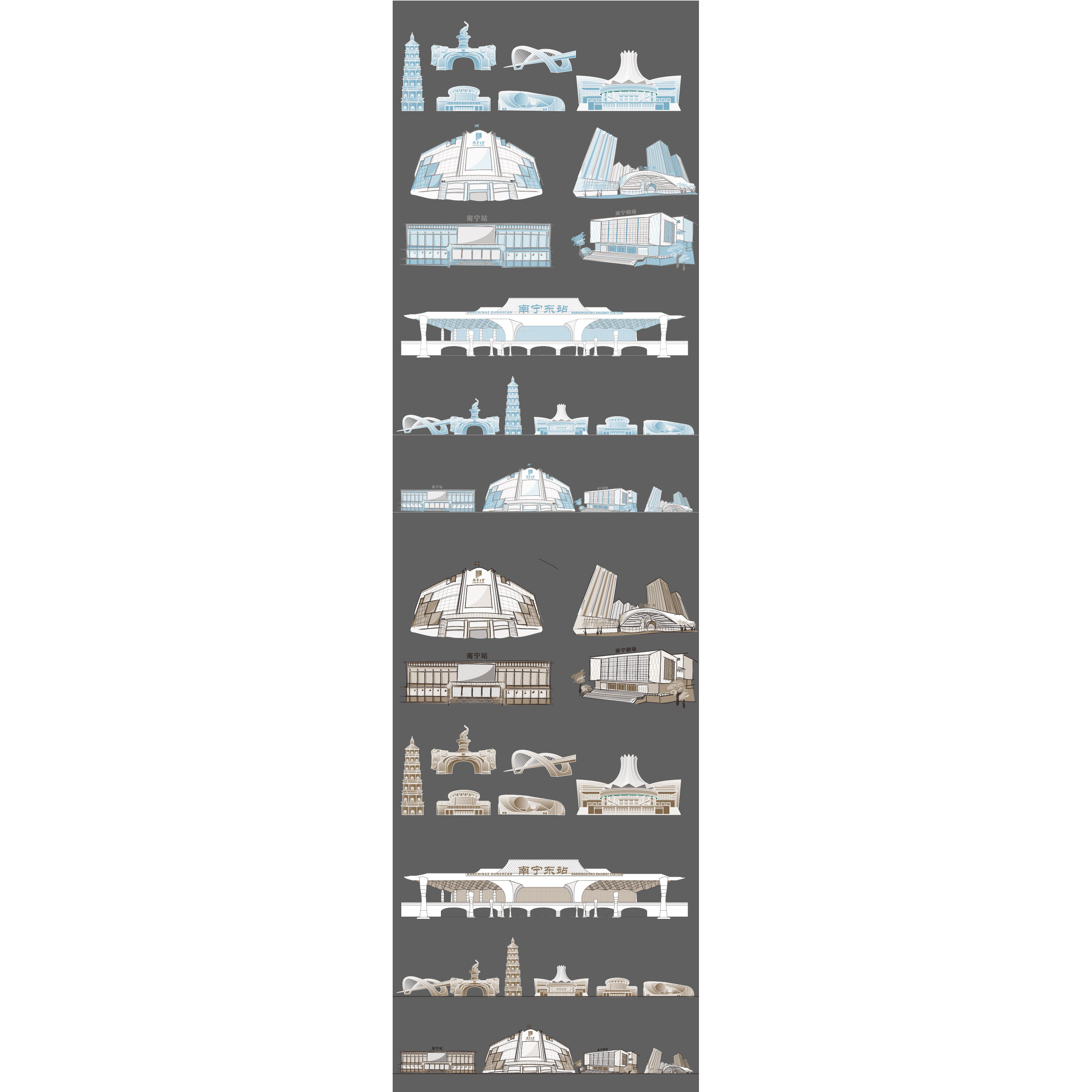 南宁广西剪影手绘景点地标旅游设计建筑地平天际线描稿插画图素材,商务/设计服务,设计素材/源文件,淘宝优惠券,粉丝福利购,淘宝优惠卷