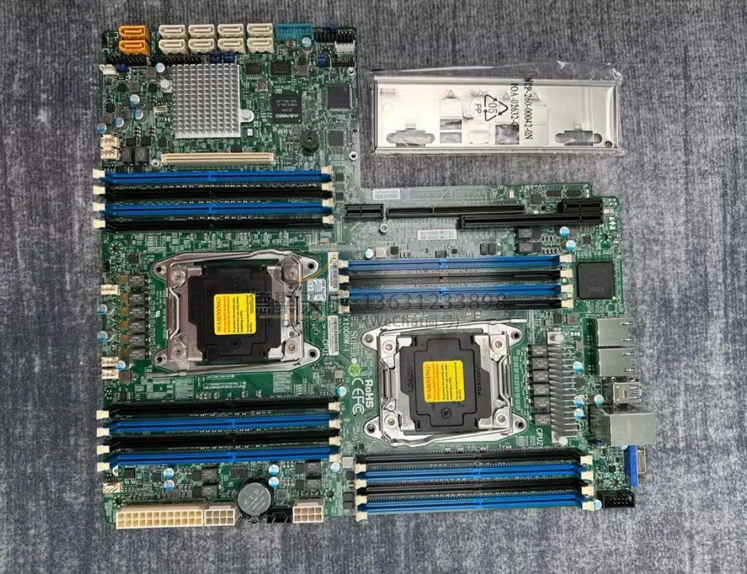 原装超微 X10DRW-i服务器主板 DDR4至强E5 2600V3 V4双路X99询