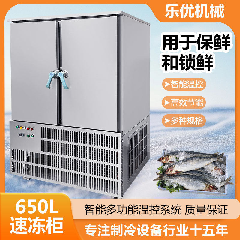 哇噢m腌制酸笋虾仁低温-40度节能极速速冻机 大型20盘海鲜速冻柜