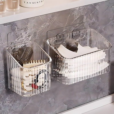 废弃二次洗脸巾收纳盒壁挂卫生间