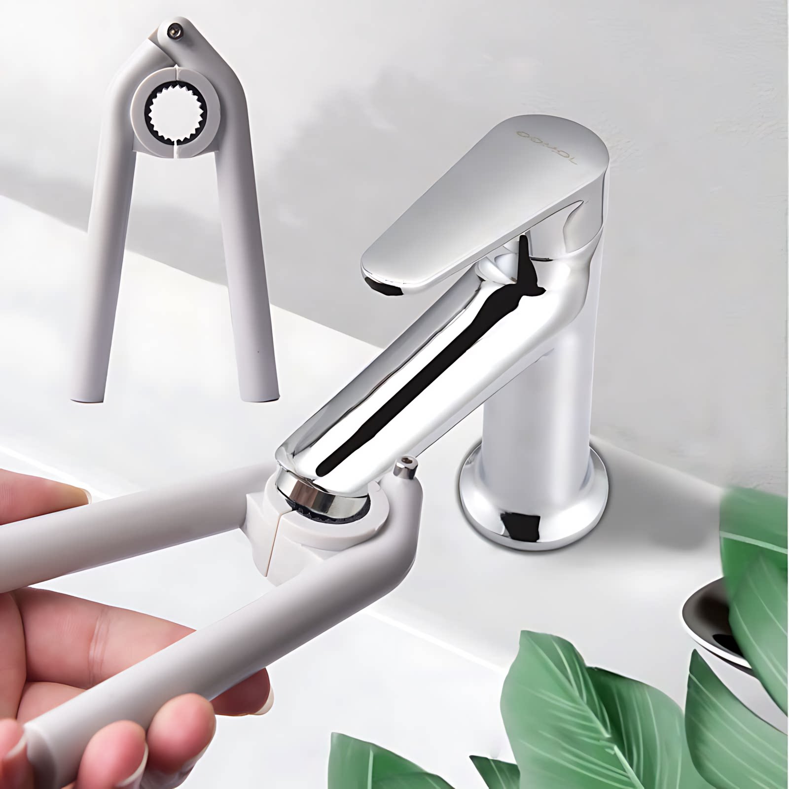 水龙头出水嘴扳手厨房面盆起泡器过滤网口专用拧松器拆卸工具神器