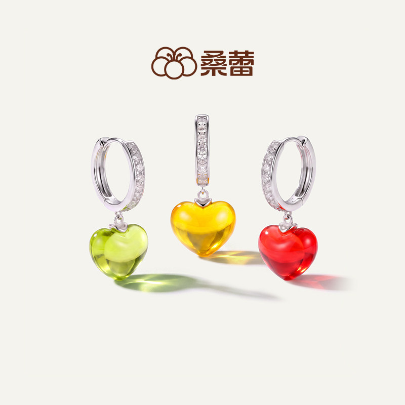桑蕾甜心软糖耳环女时尚小众设计2026新品爆品图片