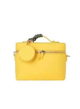 FIBRENO 小号化妆盒子套装 3件套 柠檬黄色[SET] VANITY BAG S