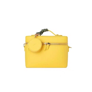 FIBRENO 小号化妆盒子套装 3件套 柠檬黄色[SET] VANITY BAG S