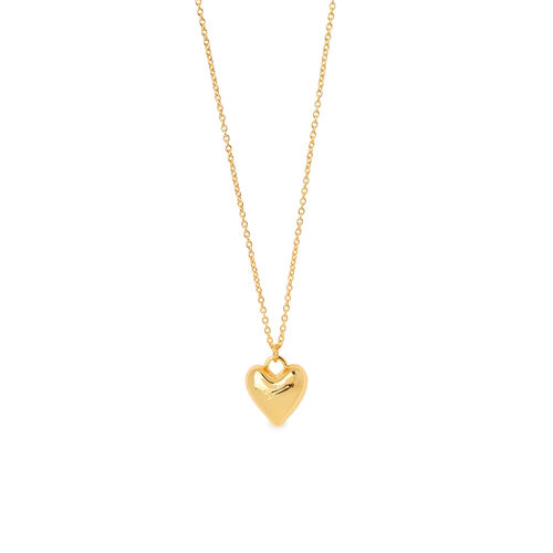 FIBRENO 爱心吊坠项链 LOVE YOU NECKLACE